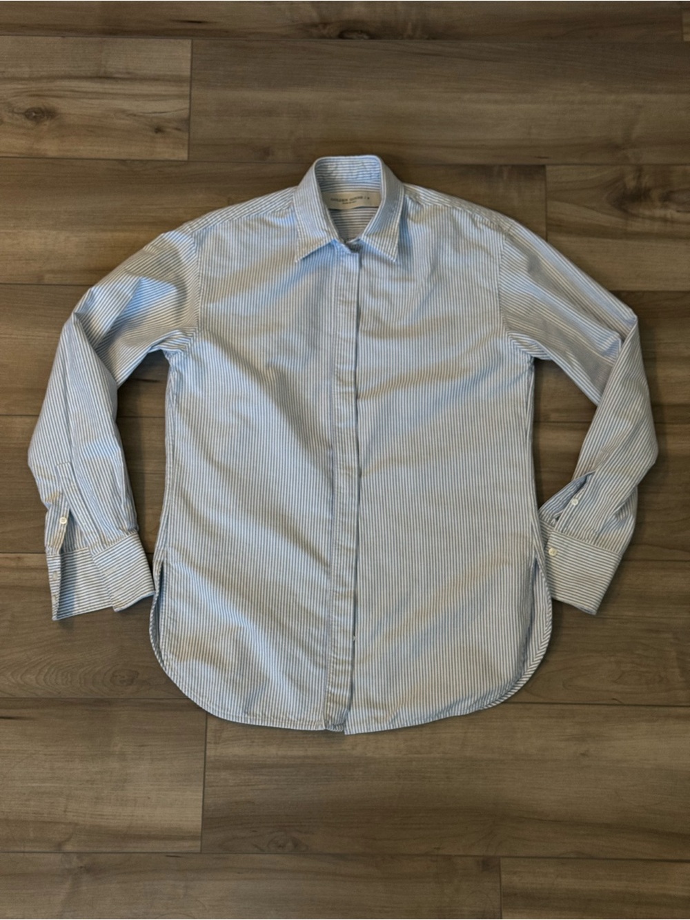 Golden Goose Women’s Pinstripe Dress Shirt